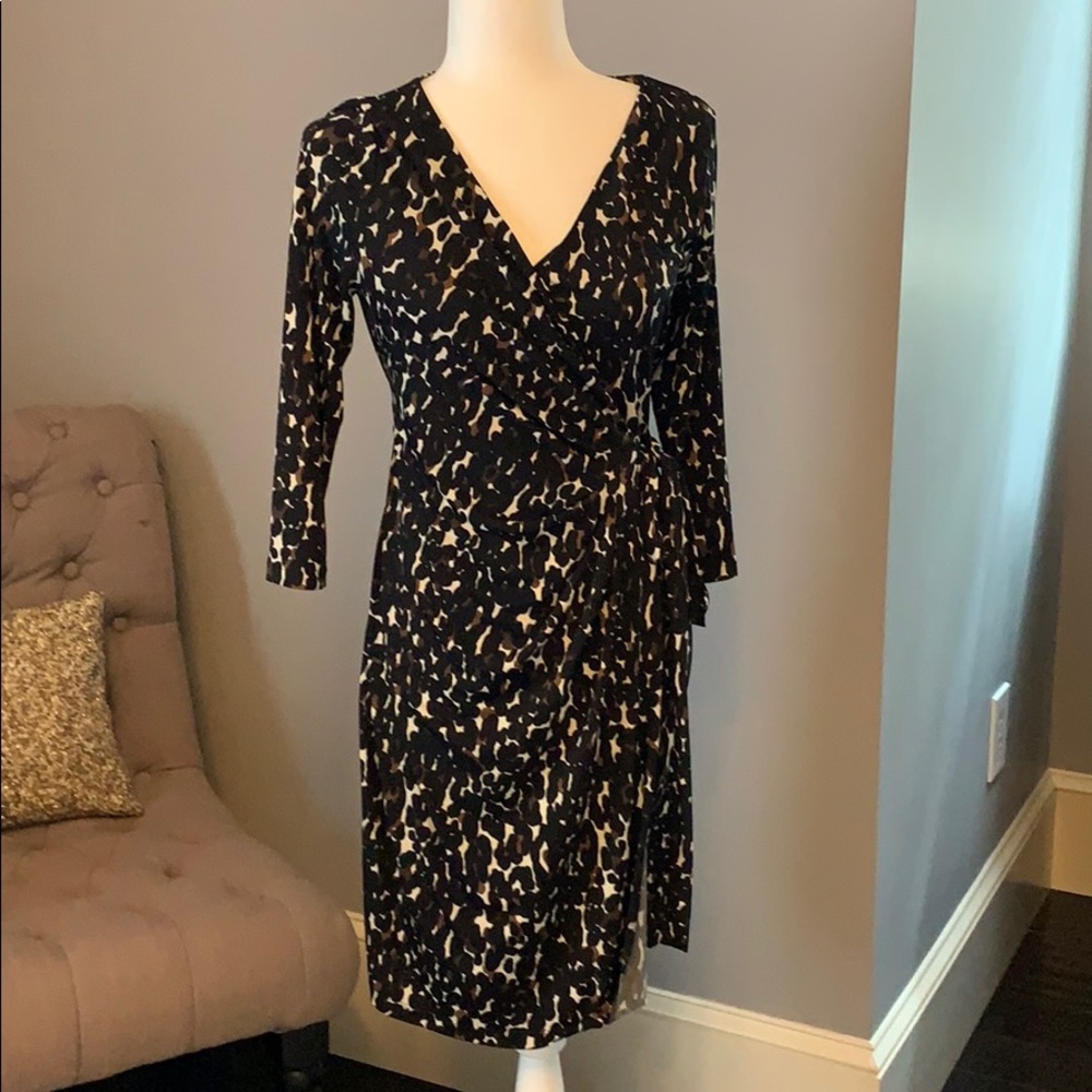 A Pea in the Pod Faux Wrap Dress - size: S
